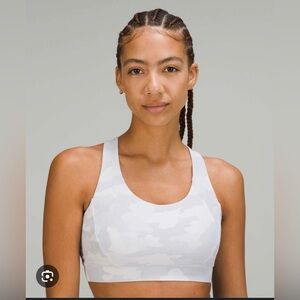 Lululemon Free To Be Elevated Sports Bra Size 8 White Camo